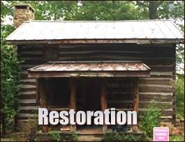 Historic Log Cabin Restoration  Chagrin Falls, Ohio